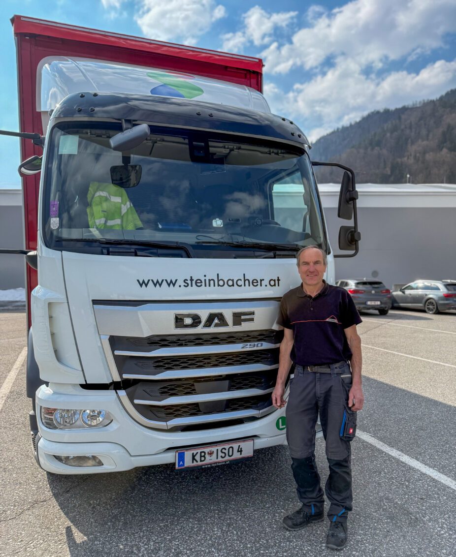 Steinbacher LKW Fahrer Sepp Millinger