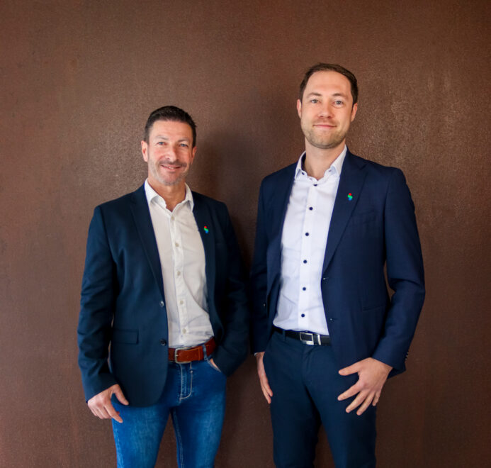 Vertriebsleitung Günther Mayr und Maximilian Bernard