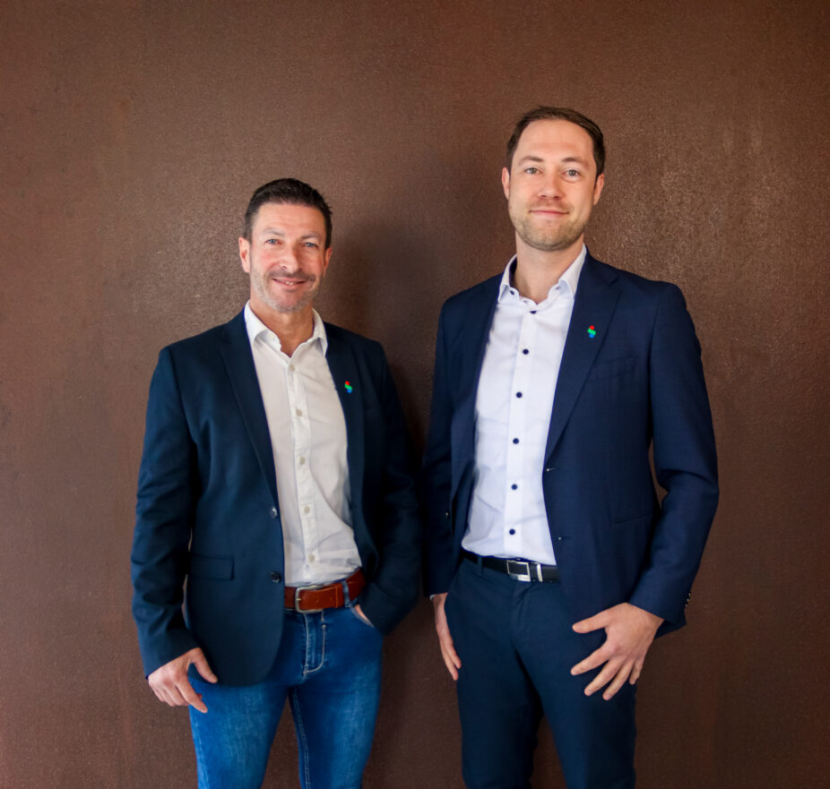 Vertriebsleitung Günther Mayr und Maximilian Bernard